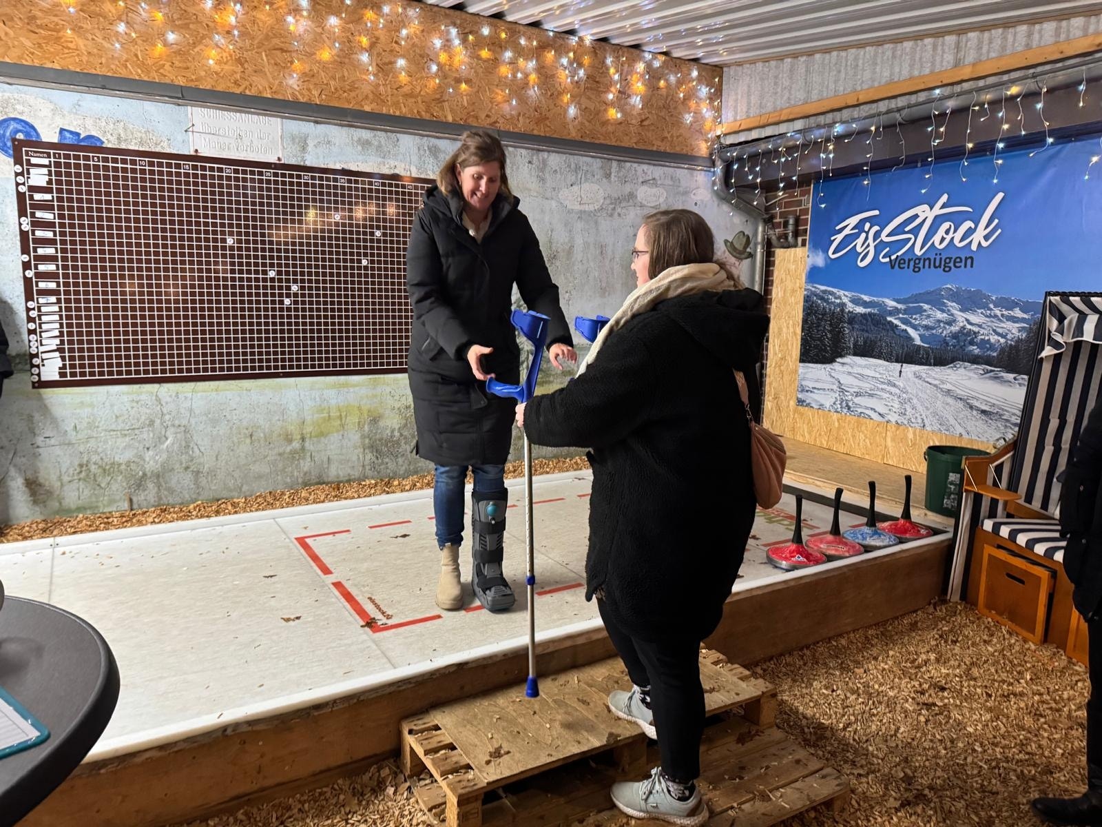 Weihnachtsfeier 2025 Eisstockschießen
